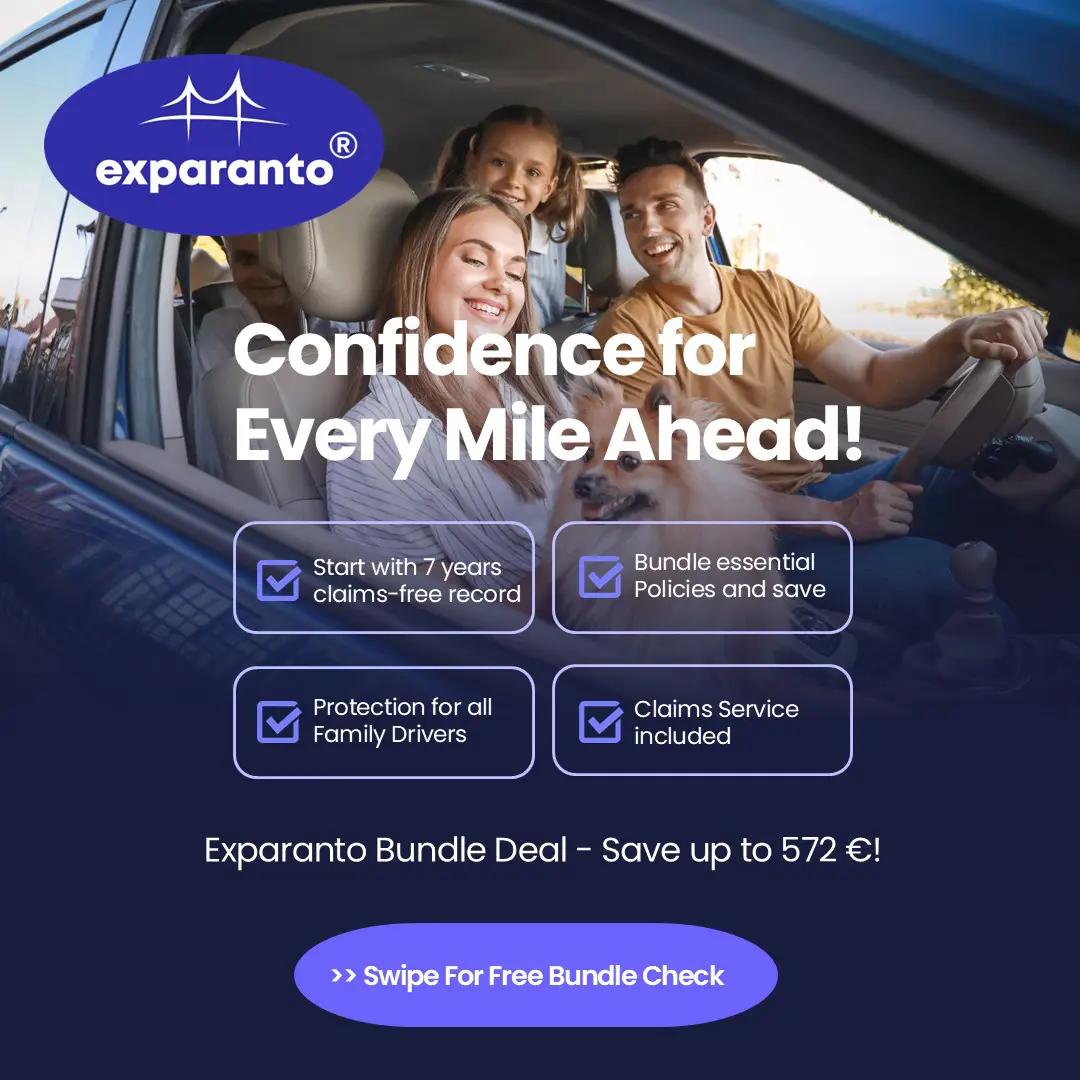 Confidence for every mile ahead — Exparanto bundle deal, save up to 572 €