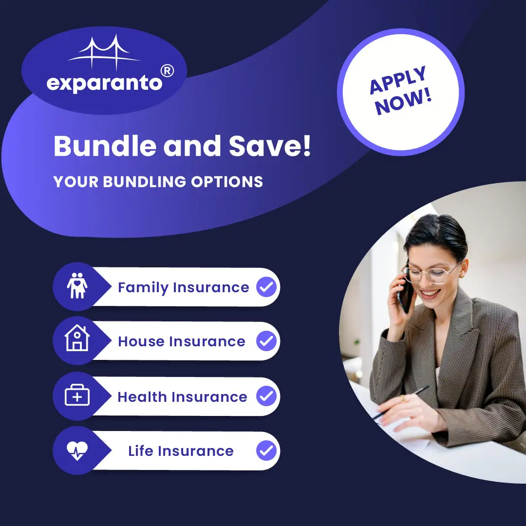 Bundle and save — your bundling options: family, house, health and life insurance